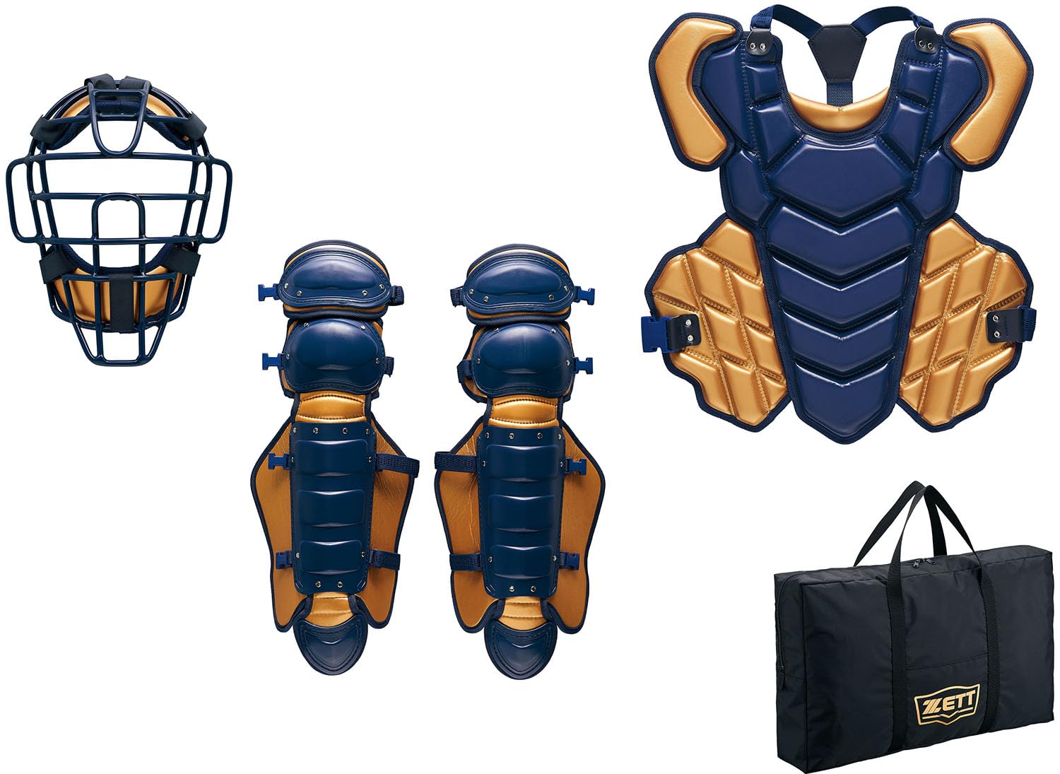 Amazon | ゼット(ZETT) 野球 プロテクター 硬式キャッチャー防具3点